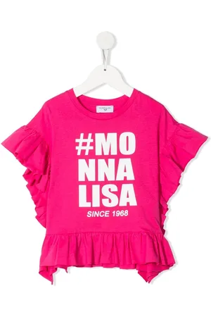 MONNALISA Logo-print cotton T-shirt