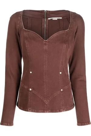 Stella McCartney Sweetheart denim top