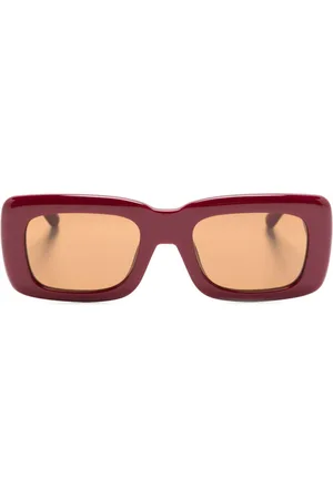 Linda Farrow X The Attico Marfa rectangle-frame sunglasses