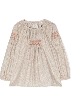 BONPOINT Floral-print cotton blouse