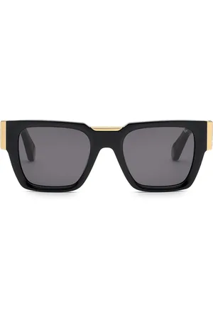 Philipp Plein Logo-plaque square-frame sunglasses