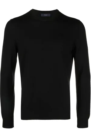 FAY Round-neck virgin-wool sweater