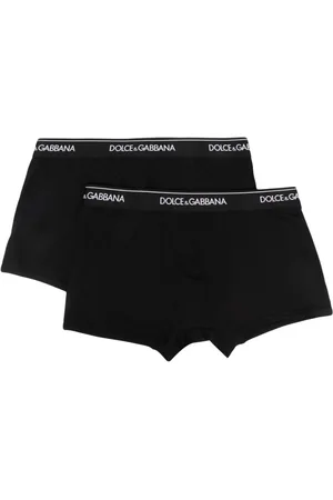 Dolce & Gabbana Logo-waist cotton boxer briefs (set of two)