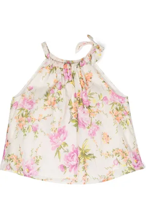 ZIMMERMANN Floral-print cotton sleeveless top