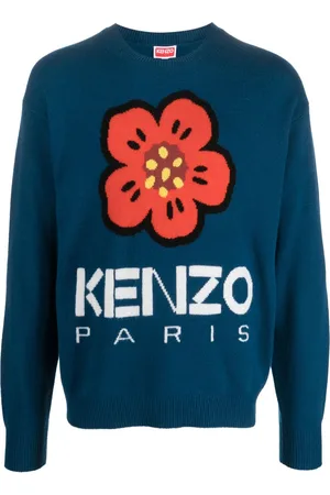 Kenzo Boke Flower intarsia-knit jumper