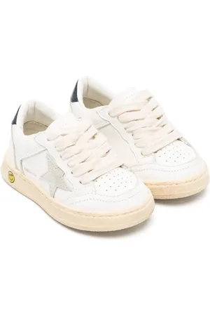 Golden Goose Panelled low-top leather sneakers