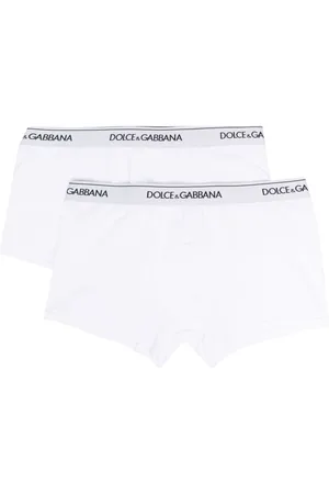 Dolce & Gabbana Logo-waist cotton boxer briefs (set of two)
