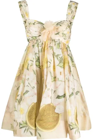 ZIMMERMANN Coaster ruched minidress