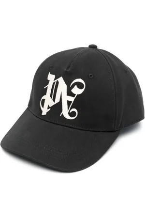 Palm Angels Monogram-embroidered cotton cap