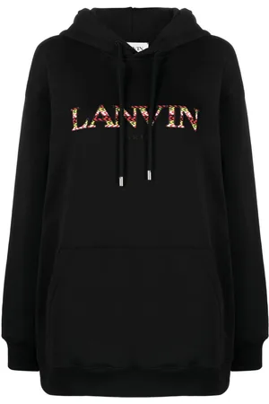 Lanvin Logo-embroidered hoodie