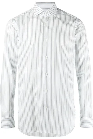 D4.0 Striped long-sleeve shirt