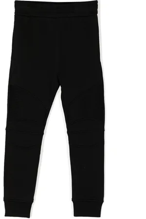 Balmain Panelled cotton tracksuit bottoms