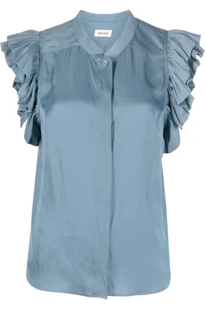 Zadig & Voltaire Ruffled-sleeve blouse