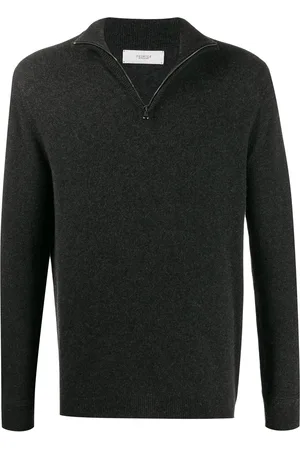 PRINGLE OF SCOTLAND Fine knit zipped sweater
