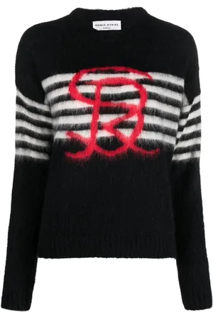 Sonia by Sonia Rykiel Intarsia-knit logo jumper