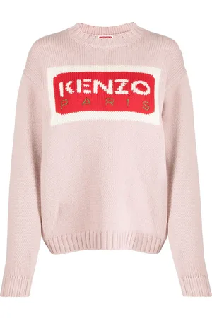 Kenzo Paris logo-intarsia jumper