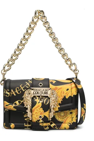 VERSACE Chain Couture faux-leather crossbody bag