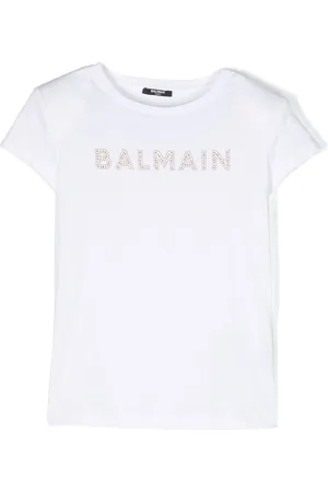 Balmain Logo-embellished cotton T-shirt