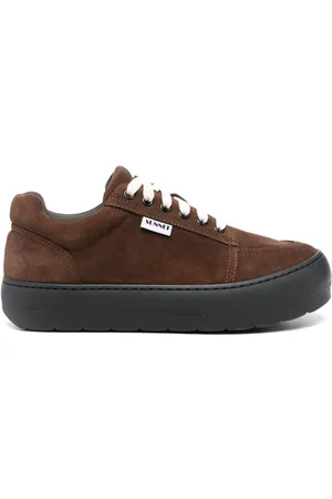 SUNNEI Dreamy lace-up suede sneakers