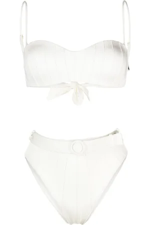 Noire Swimwear High-waist belted bikini set