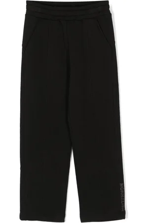 MONNALISA Logo-print elasticated-waist trousers