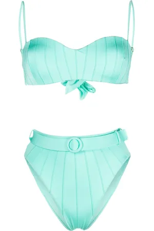 Noire Swimwear High-waist belted bikini set