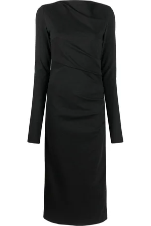 Dorothee Schumacher Gathered cut-out midi dress