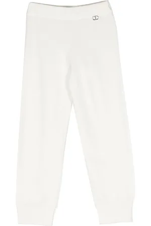 Twin-Set Logo-plaque knitted track pants
