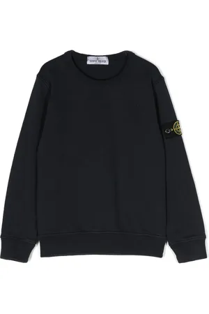 Stone Island Compass-badge cotton sweatshirt