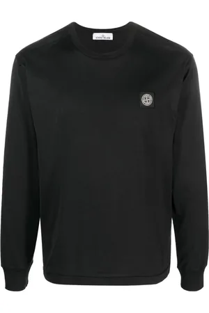 Stone Island Compass-patch long-sleeve T-shirt
