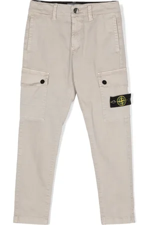 Stone Island Compass-badge slim-fit cargo trousers