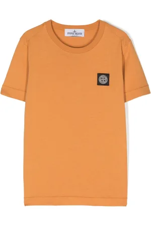 Stone Island Compass-patch cotton T-shirt
