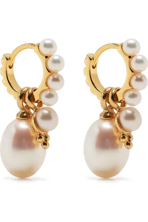 Dower and Hall Timeless pearl hoops set