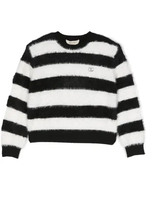 Twin-Set Striped brushed jumper