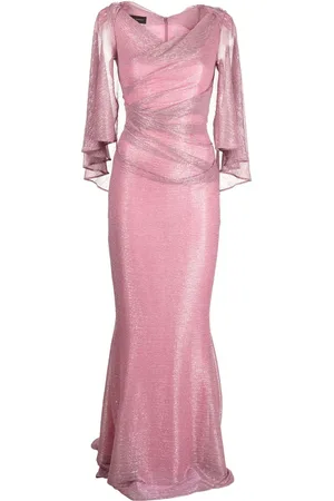 TALBOT RUNHOF Doris metallic-voile gown
