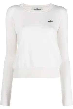 Vivienne Westwood Orb-embroidered cotton-cashmere jumper