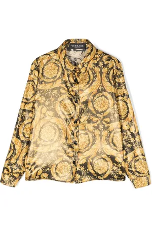 VERSACE Barocco-print long-sleeve shirt