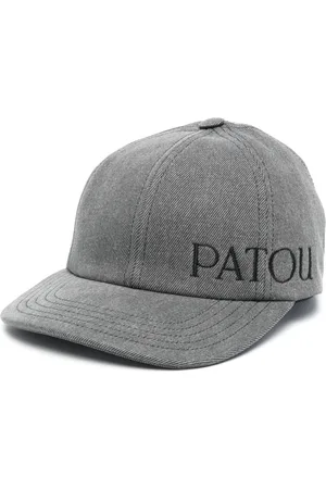 Patou Embroidered-logo denim cap