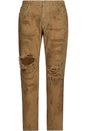 Dolce & Gabbana Ripped slim-fit jeans
