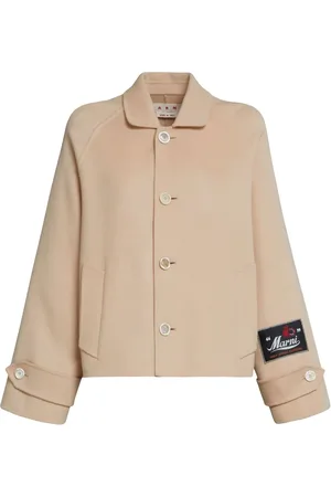 Marni Logo-patch shirt jacket