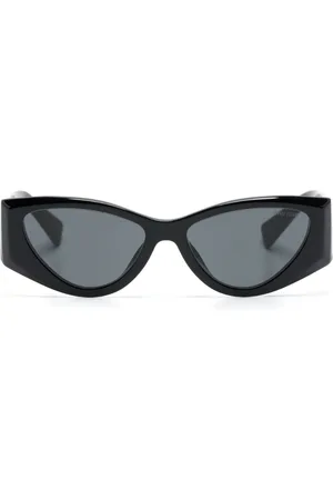 Miu Miu Cat-eye frame logo sunglasses
