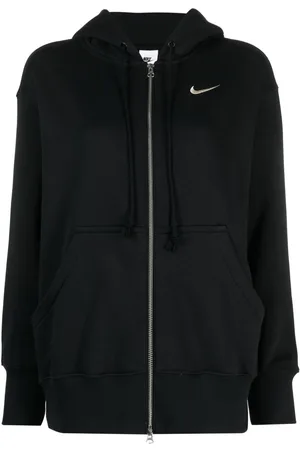 Nike Phoenix logo-embroidered zip-up hoodie