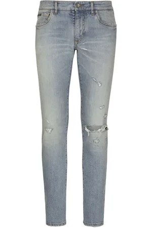 Dolce & Gabbana Ripped-detailing skinny jeans