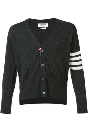 Thom Browne 4-Bar Short Cashmere Cardigan