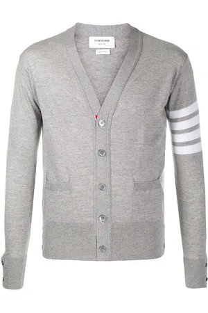 Thom Browne 4-Bar V-neck cardigan