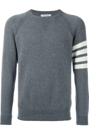Thom Browne 4-Bar crew neck cashmere jumper