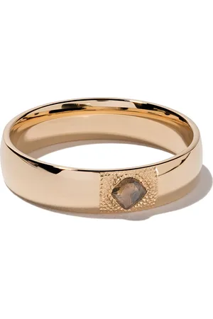 De Beers 18kt yellow large Talisman diamond band ring