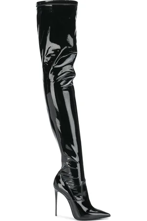 LE SILLA 120mm Eva thigh-length leather boots