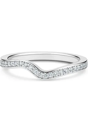 De Beers Platinum Caress diamond band ring