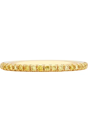 De Beers 18kt gold Aura Eternity diamond band ring